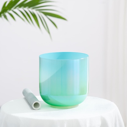 CVNC Alchemy Green Singing Bowl with Carrier Bag For Meditation Healing