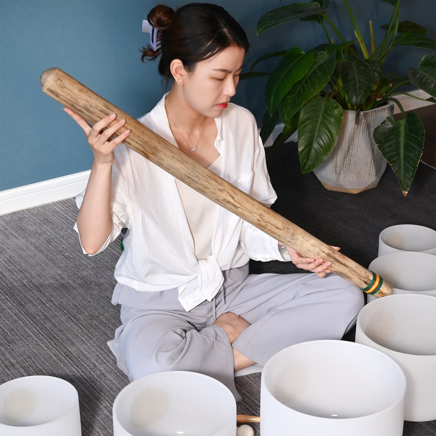 CVNC Rain Stick Musical Instrument For Meditation Sound Healing