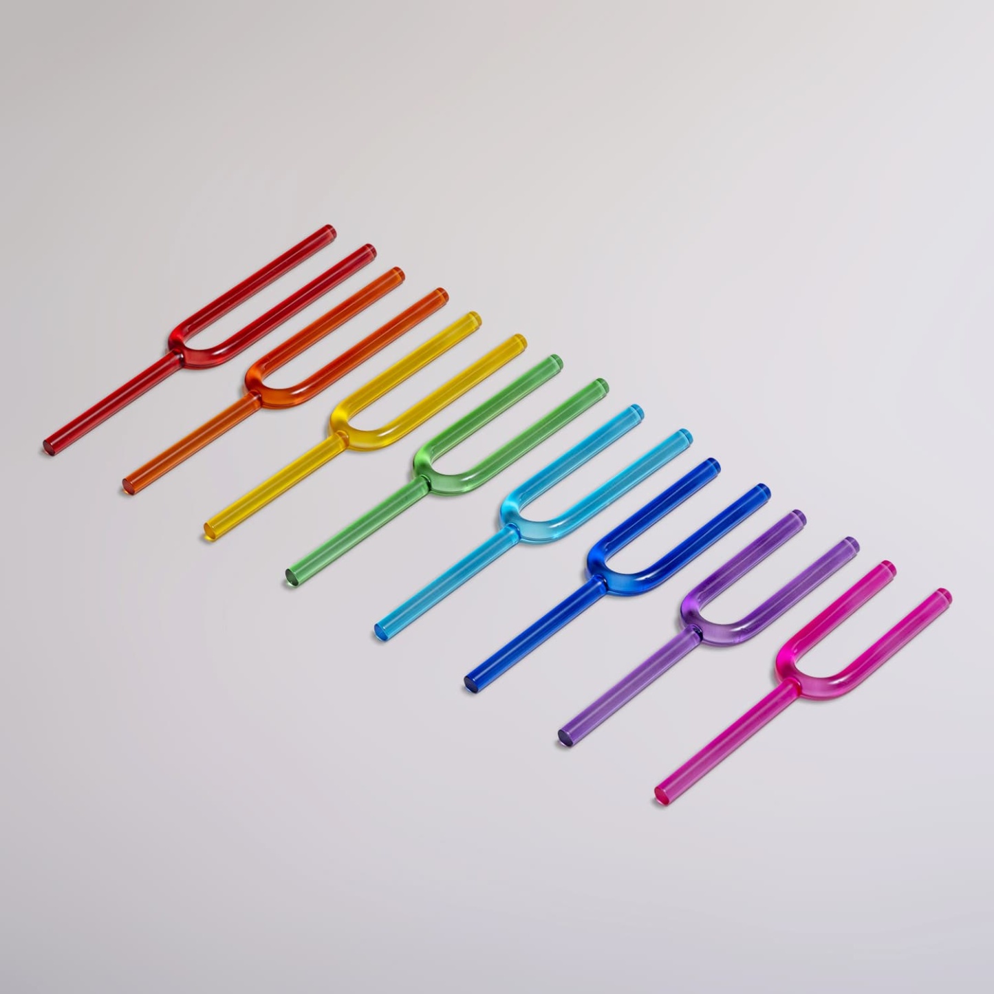 CVNC Tuning Fork Set with Box 8pc Chakra set
