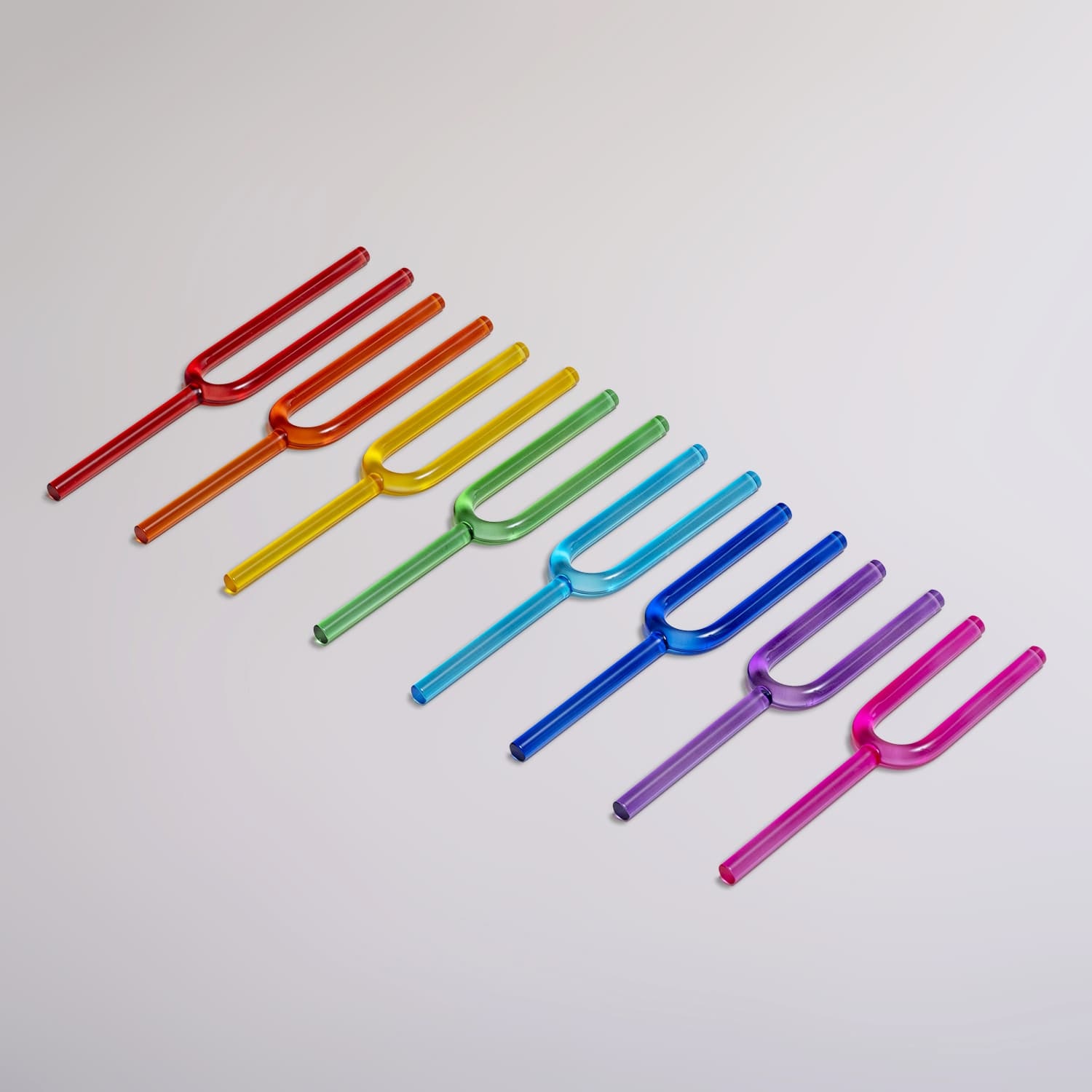CVNC Tuning Fork Set with Box 8pc Chakra set