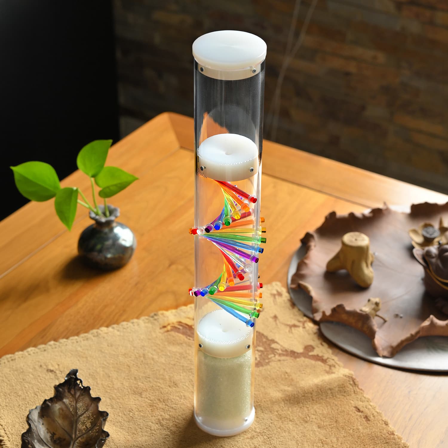 Spiral Sound Rainstick with Carrying Bag