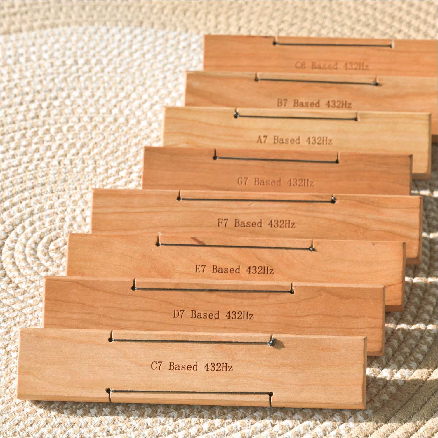 Color Crystal Bar Chime Chakra Energy for Meditation