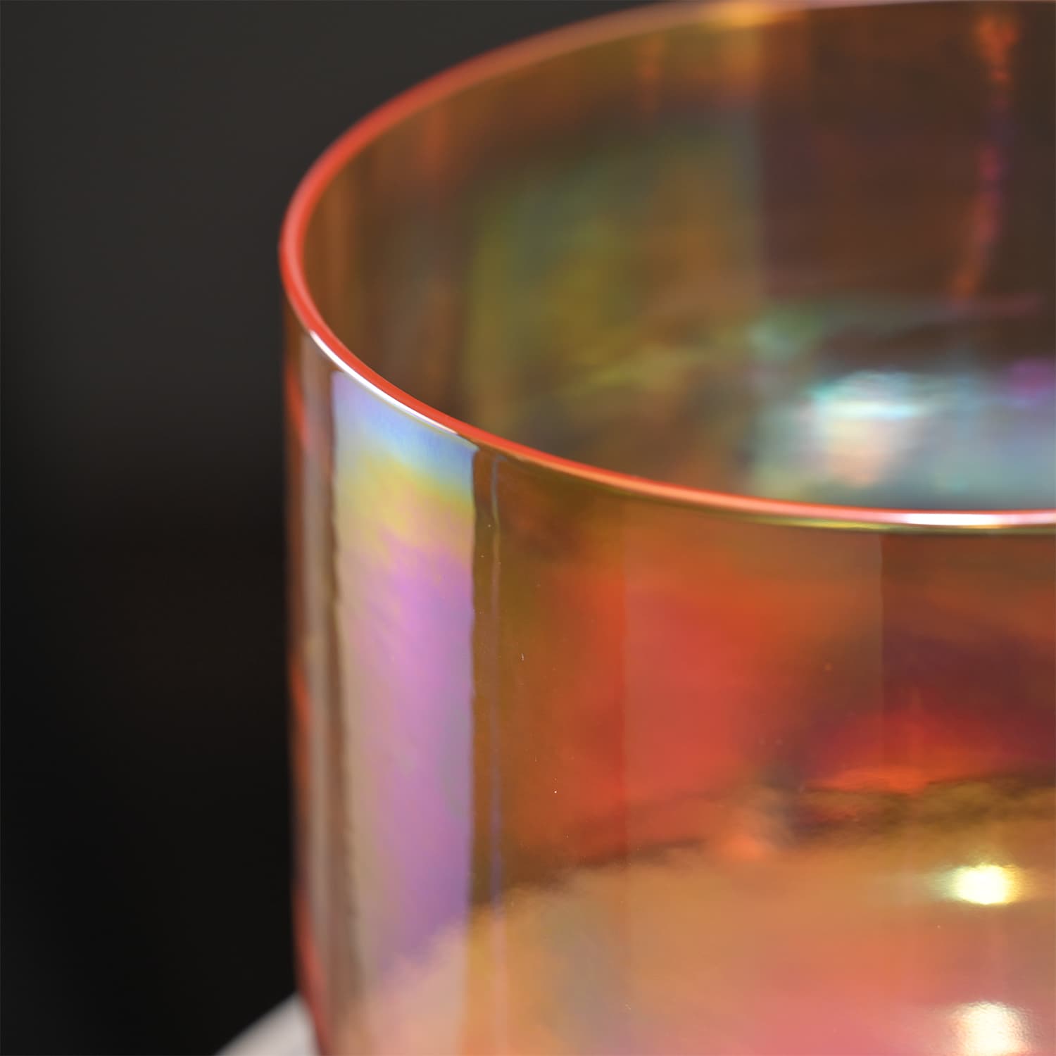 CVNC 432 Hz Perfect Pitch Golden Sunset Crystal Singing Bowl 