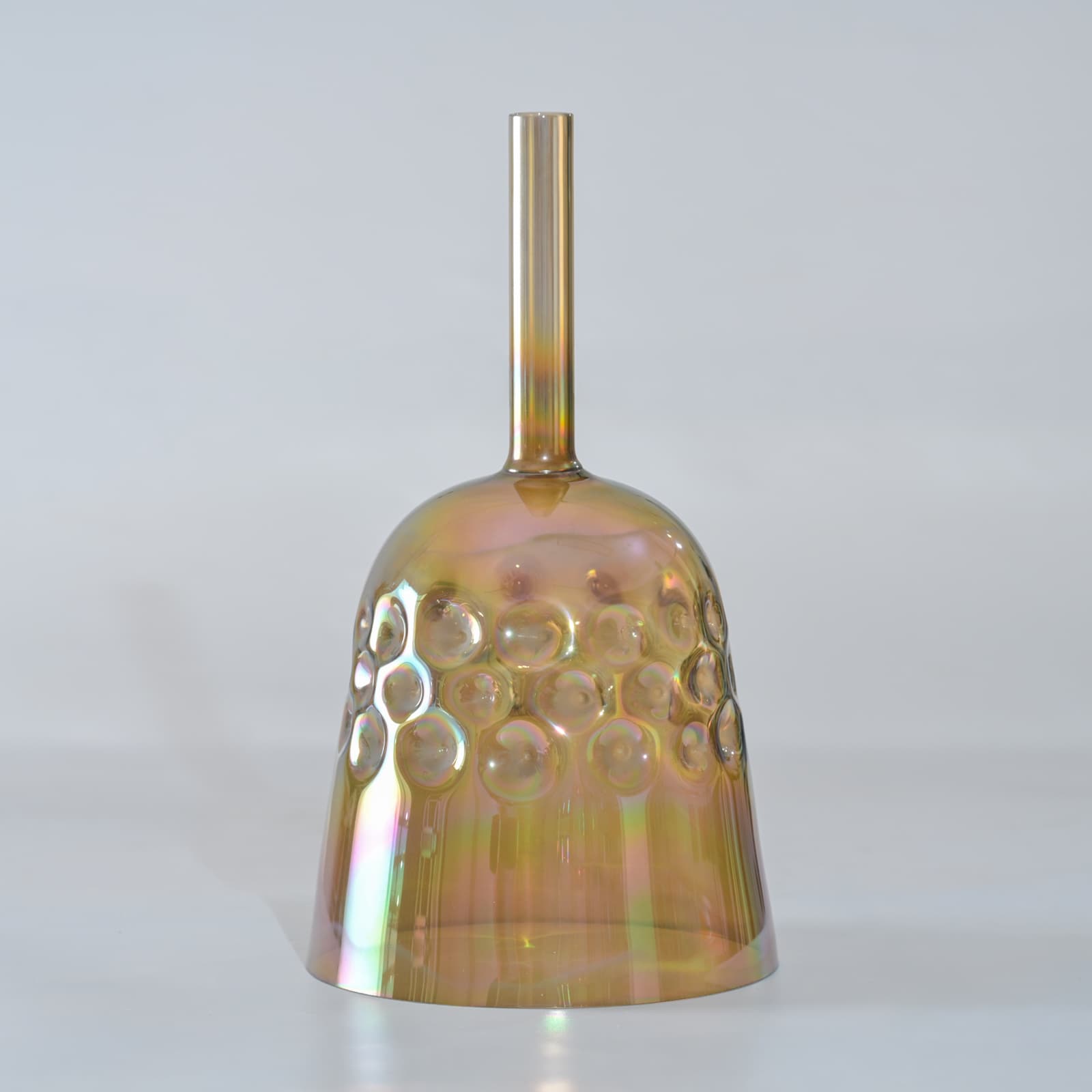 CVNC Golden Orbit Iridescent Practitioner Crystal Singing Bowl With Carrier Bag