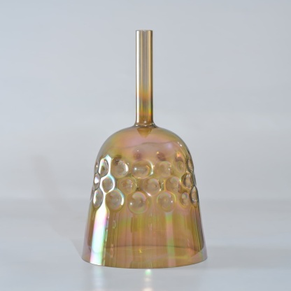CVNC Golden Orbit Iridescent Practitioner Crystal Singing Bowl