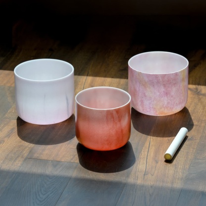 D-F-G Empyrean Crystal Singing Bowl Set