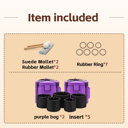 CVNC 7 PCS 6-12 Inch Colored Frosted Crystal Singing Bowl Set With Carrier Bag For Sound Bath Meditation