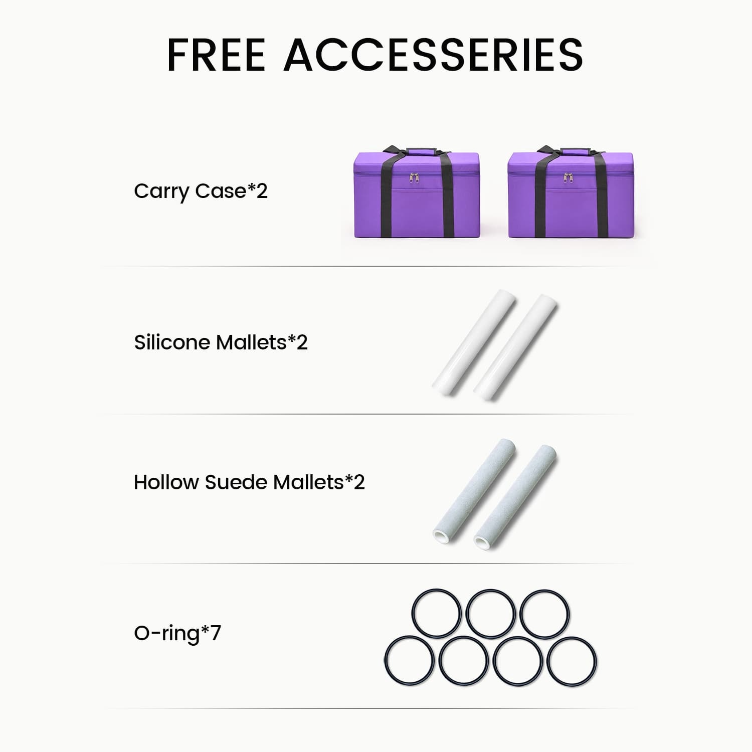 CVNC 7 PCS Alchemy Aria Crystal Singing Bowl Set With Carrier Bag For Sound Bath Meditation