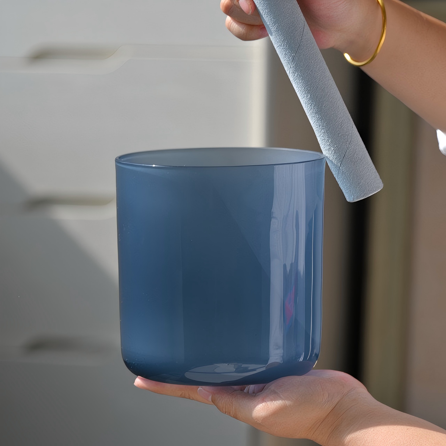 CVNC 432Hz Perfect Pitch Egyptian Blue Singing Bowl