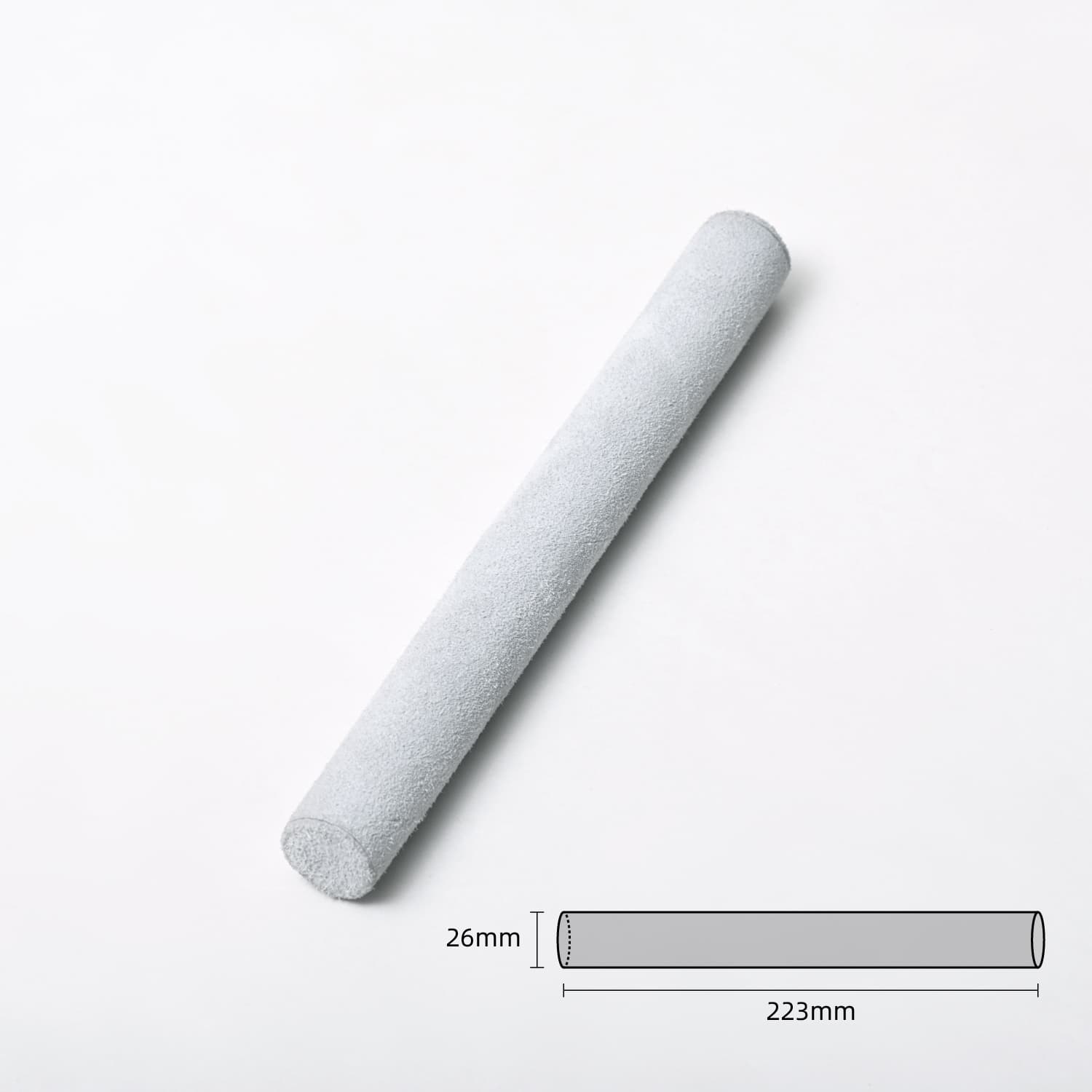 CVNC Suede Mallet for Playing Crystal Singing Bowl Sheepskin Stick Come with O-ring