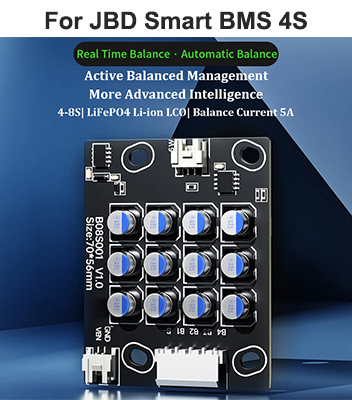 BMS 4S 5A LiFePO4 Active Balancer Li-ion Battery Balancer Balance Board