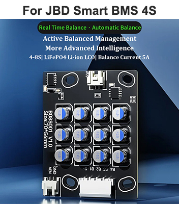 BMS 4S 5A LiFePO4 Active Balancer Li-ion Battery Balancer Balance Board