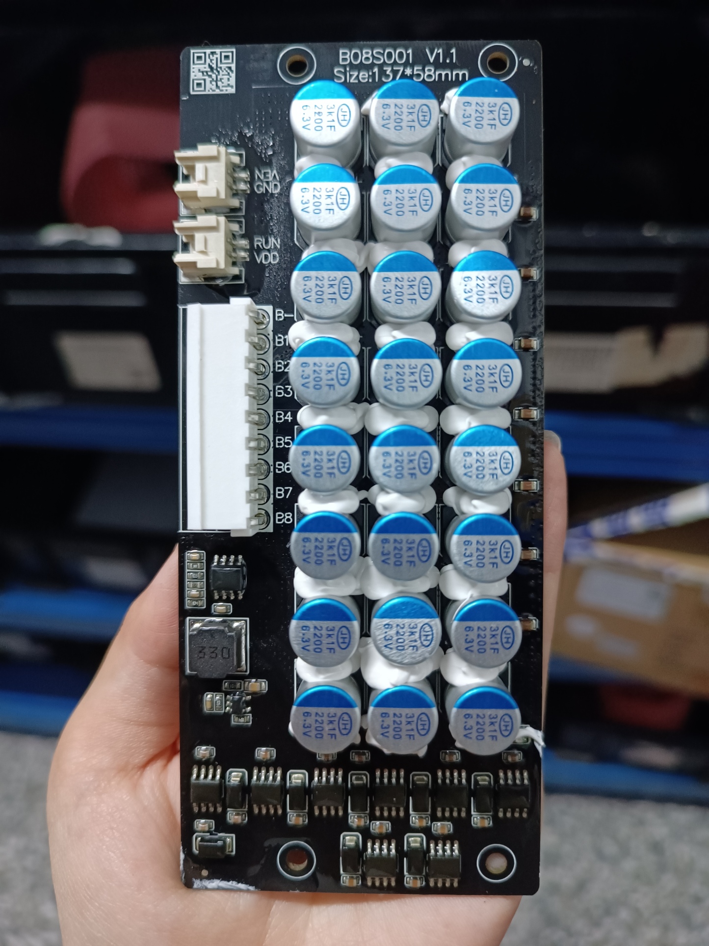 BMS 8S 5A LiFePO4 Active Balancer Li-ion Battery Balancer Balance Board