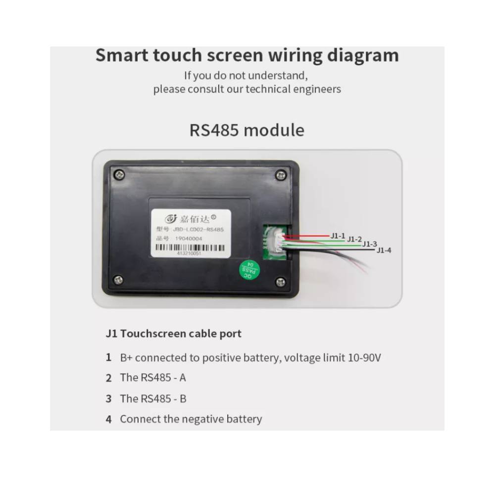 JBD-Smart BMS RS485 display