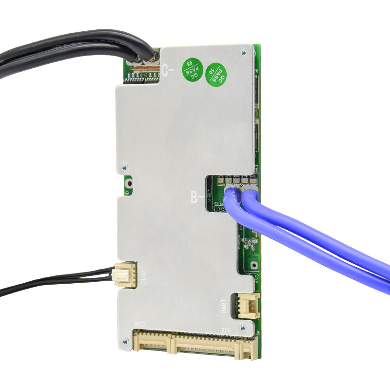 Hot selling 18650 lithium Li-ion uart BMS 10s 36v 100a jbd smart 16S 48v 200a bms lifepo4 for lifepo4 battery