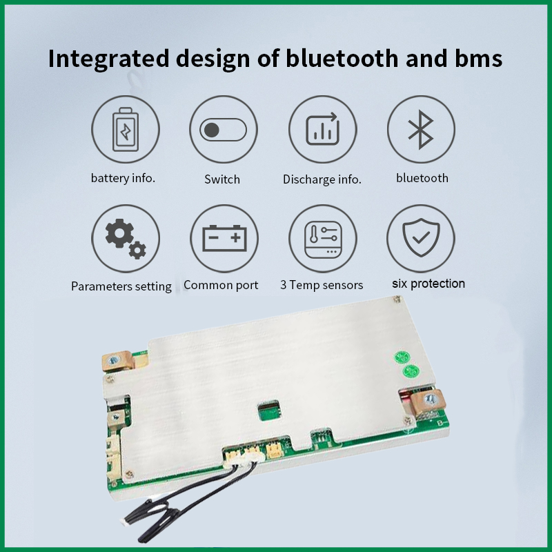 JBD smart bms 3s ups lithium charger board rv battery management system 18650 200a lcd inverter 4s bms for lifepo4 12v