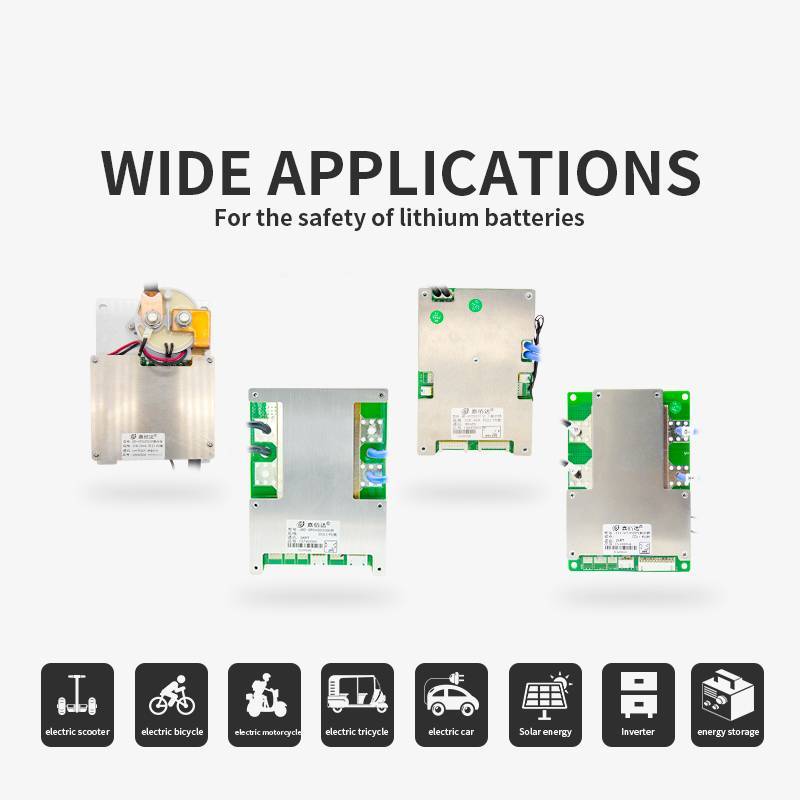 JBD hardware BMS battery protection board balance 250MA lithium 4S 12v battery management system bms lifepo4 for lifepo4 battery