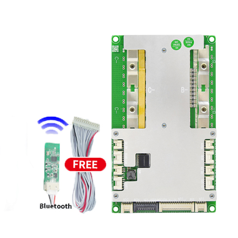 JBD SMART BMS 4NTC sensor 24S 150A Lipo4/Li-ion battery pack 72V 40A 60A 100A bms high voltage with UART/Rs485/CANBUS/BUZZER