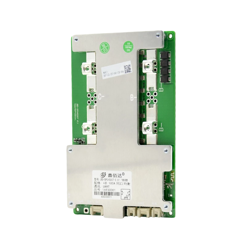 jiabaida lithuim battery BMS 18650 charger discharging balance 100a/150a 12v pcb protection board jbd smart 3s/4s lifepo4 bms