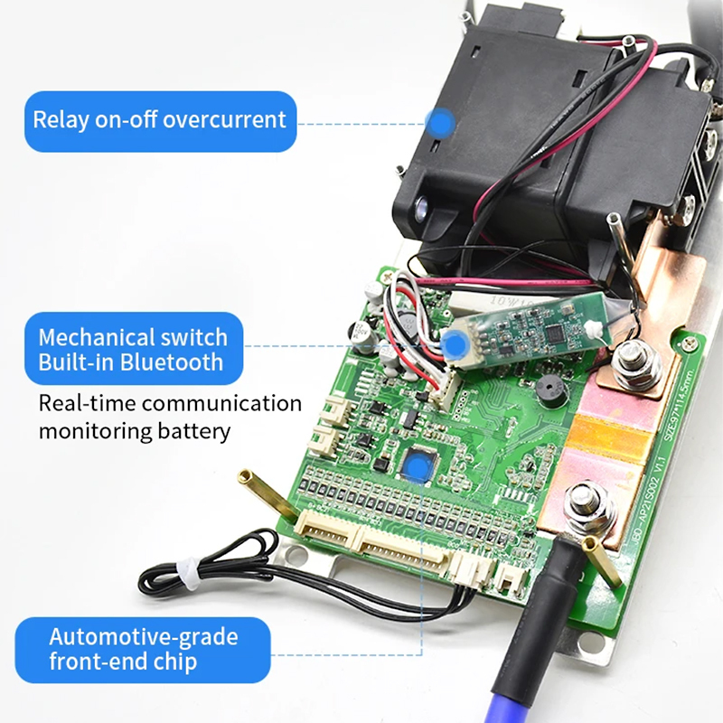 High Quality Lithium Ion Battery Bms 48S 14S 72V 200A 6S 300A 13S 32S 8S 24V 20S 100A 48V 16S JBD Smart Bms Lifepo4 With Canbus