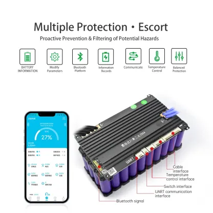 jiabaida 150a 200a 21s smart lithium battery  Built-in Bluetooth with UART balancing