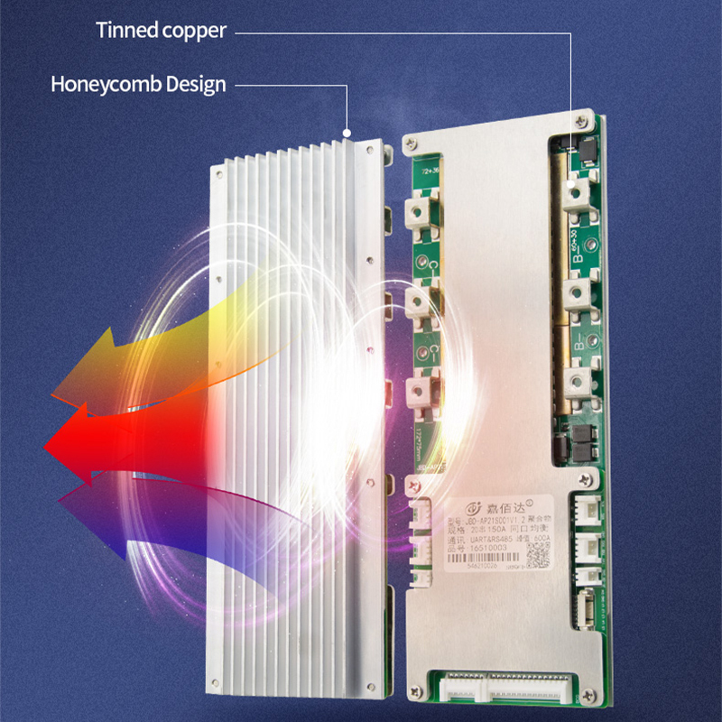BMS lifepo4/Liion 8S 21S 80A 100A 150A 200A Built-in Bluetooth with UART balancing