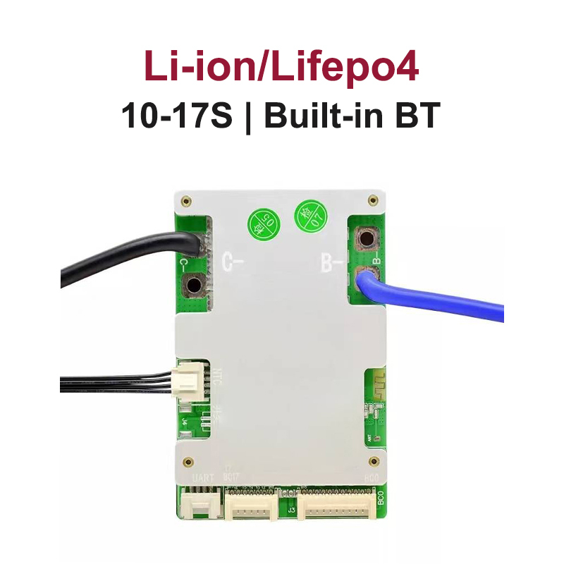 JBD Battery Management Systems UART/BT 18650 Smart BMS Board 40A/50A/80A 16S 48V Lifepo4/Ion JiaBaiDa BMS For Lithium Batteries