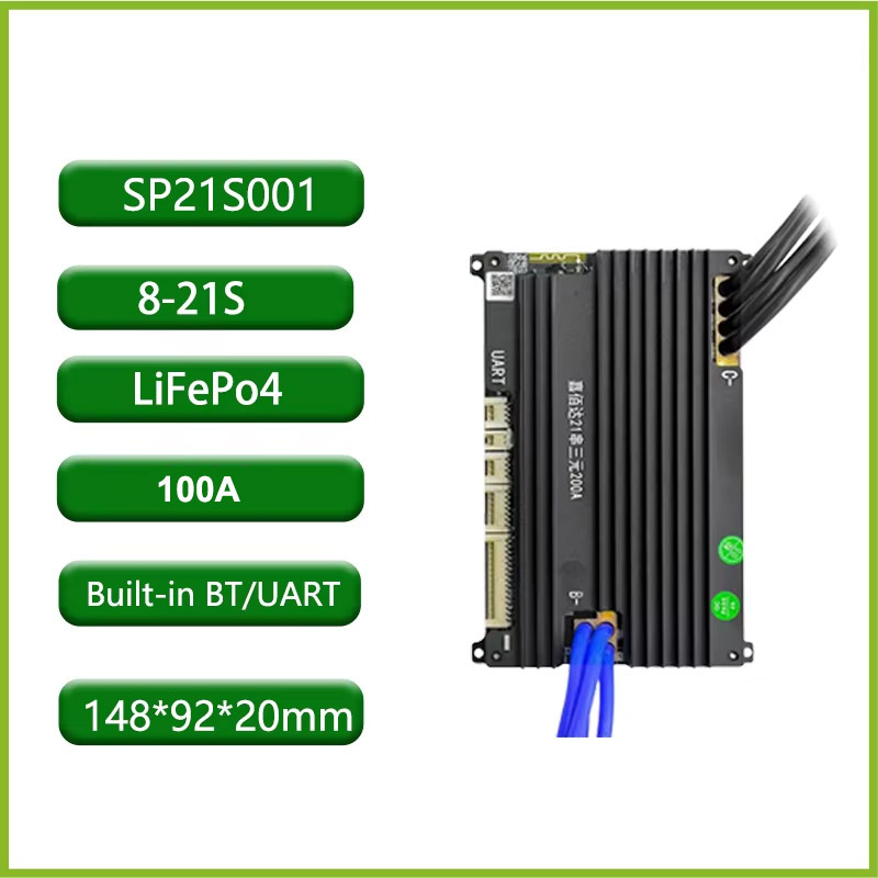 Jiabaida 150a 200a 21s smart lithium battery Built-in Bluetooth with UART balancing