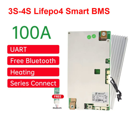 JBD smart bms 3s ups lithium charger board rv battery management system 18650 200a lcd inverter 4s bms for lifepo4 12v