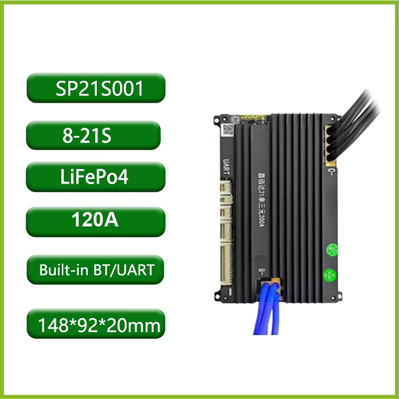 Jiabaida 150a 200a 21s smart lithium battery Built-in Bluetooth with UART balancing