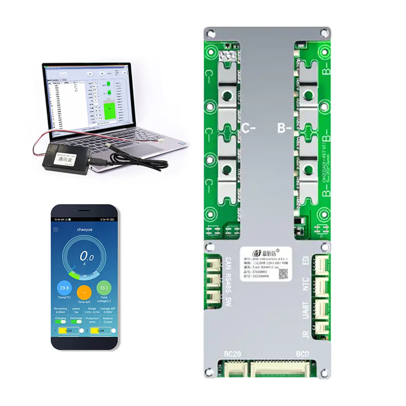 smart bms 20s lifepo4/Liion 100A 150A 200A built-in Bluetooth with UART, RS485,CAN,Discharge Switch,balancing function
