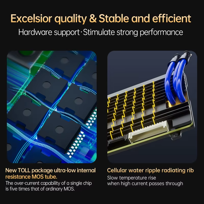 JBD BMS 7S-24S Lifepo4/Li-ion 100A 120A 150A 200A Smart BMS Built-in Bluetooth