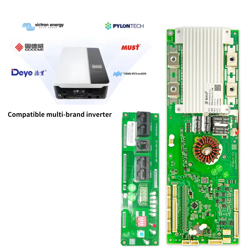 JBD BMS 8~16S 50~200A Lifepo4/ion ESS Inverter Smart BMS Supports RS485 CAN BT Wifi