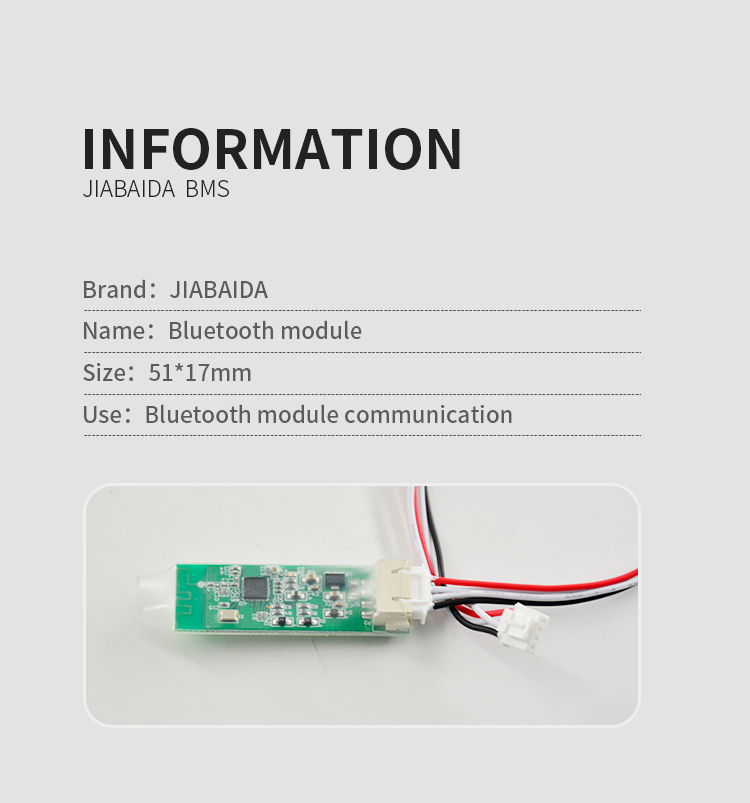 Smart BMS Bluetooth module 3S-30S LiFePo4 Li-ion battery BMS accessories Bluetooth and Xiaoxiang Electric APP communication