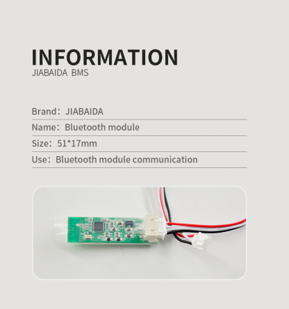 Smart BMS Bluetooth module 3S-30S LiFePo4 Li-ion battery BMS accessories Bluetooth and Xiaoxiang Electric APP communication