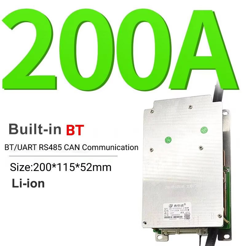 High Quality Lithium Ion Battery Bms 48S 14S 72V 200A 6S 300A 13S 32S 8S 24V 20S 100A 48V 16S JBD Smart Bms Lifepo4 With Canbus
