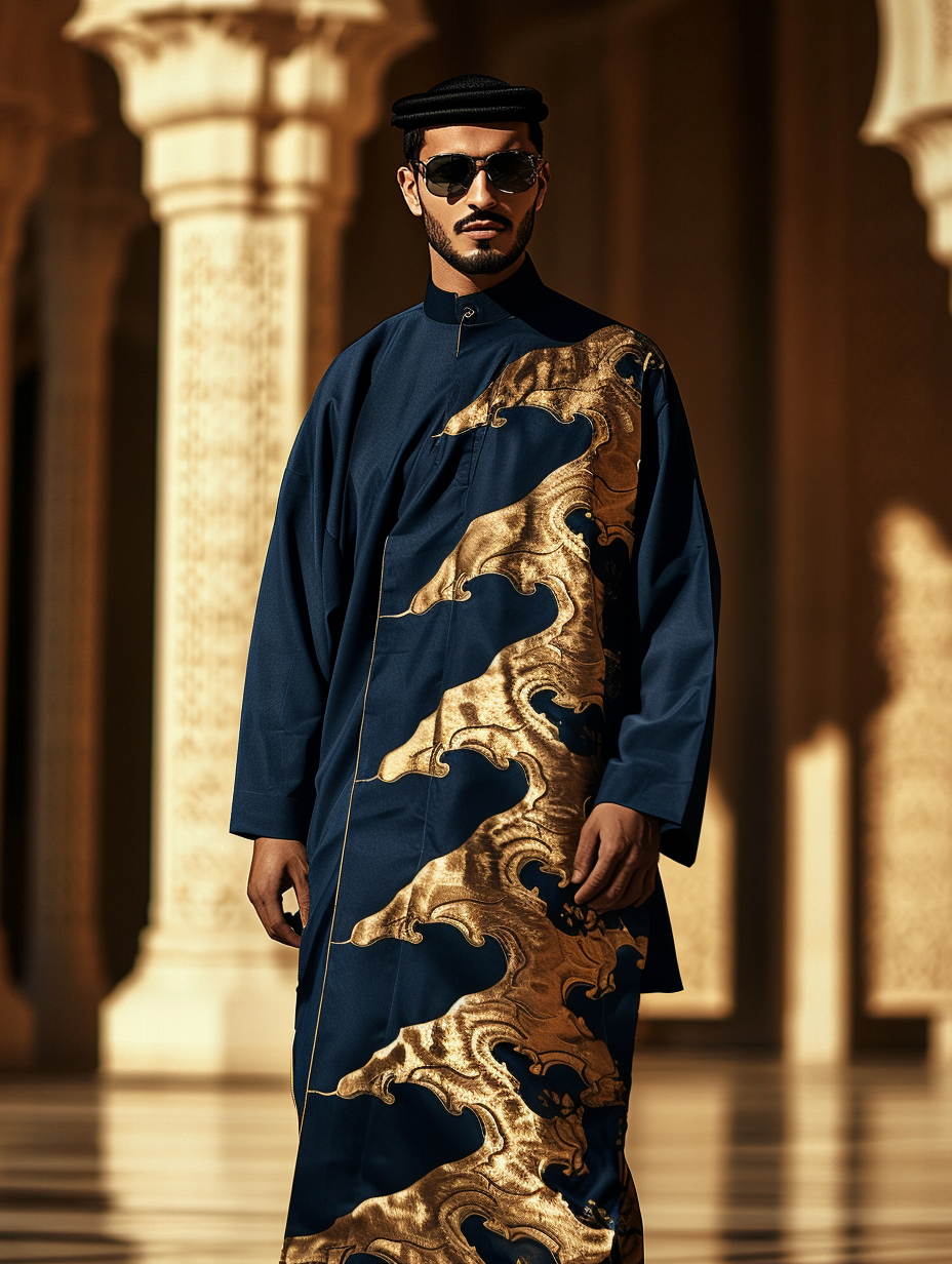 Luxury Thobe Robe Limited sale Men's Fashion High quality