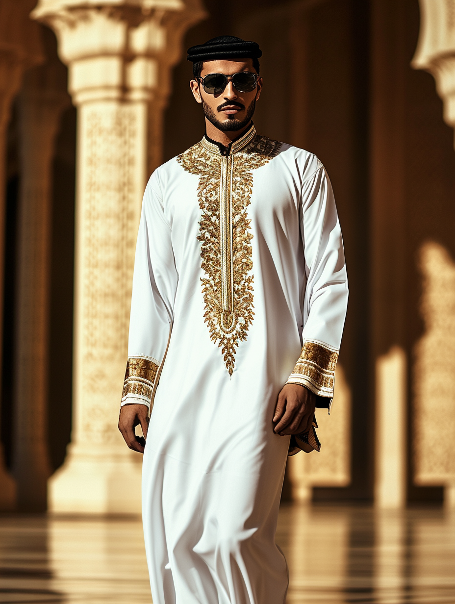 Luxury Thobe Robe Limited sale Men's Fashion High quality