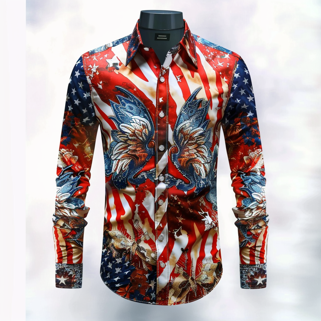 New Western Styles High cost performance Premium High Elasticity Long Sleeve Shirt
