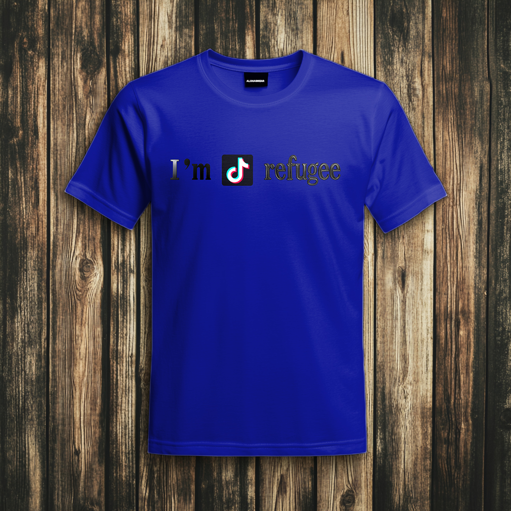 Refugee T-Shirt Men's Fashion high quality