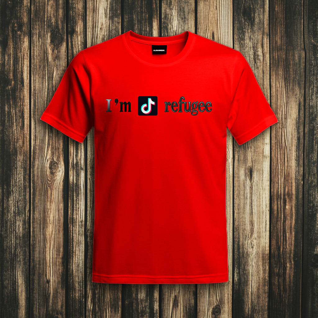 Refugee T-Shirt Men's Fashion high quality
