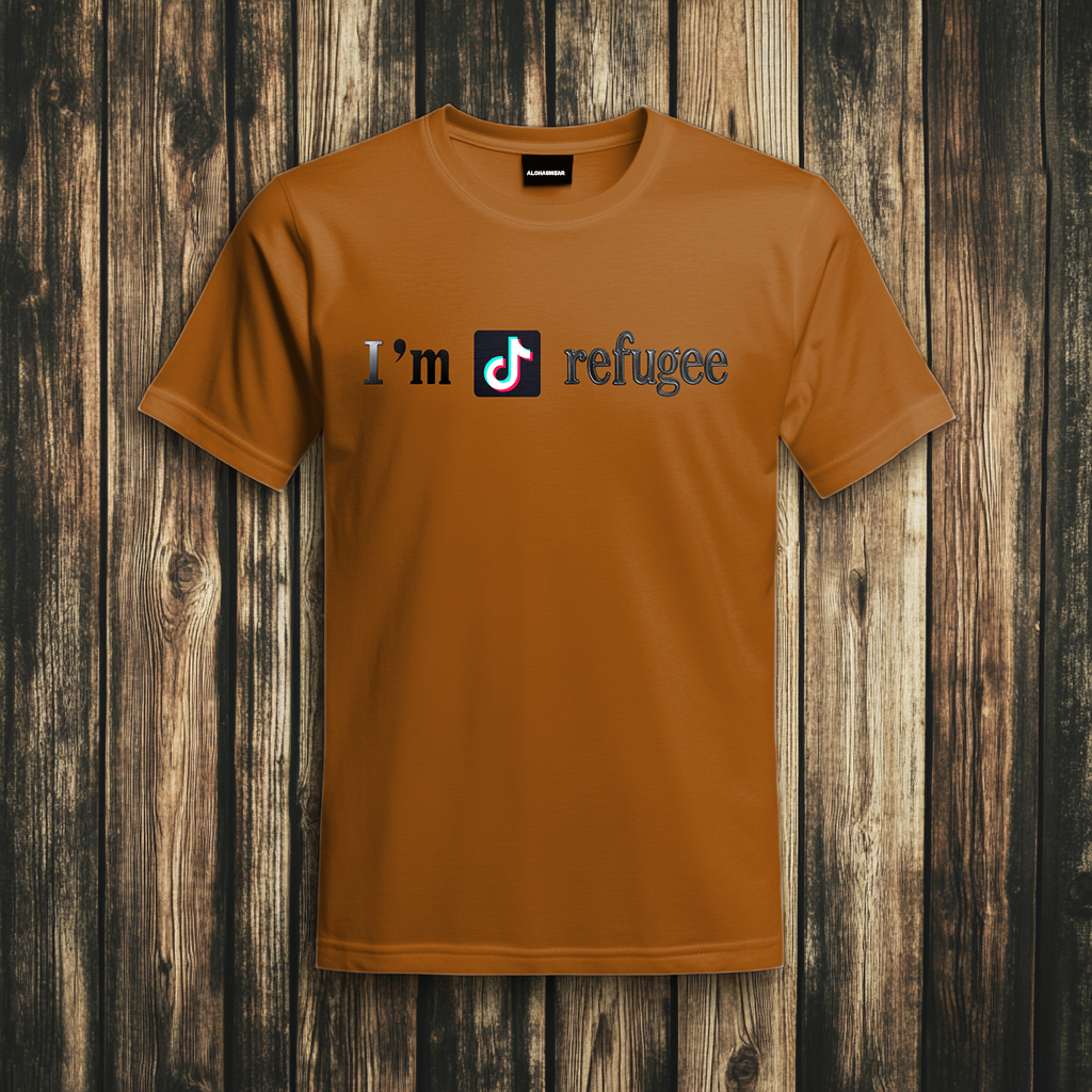 Refugee T-Shirt Men's Fashion high quality