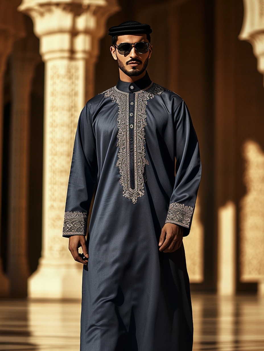 Luxury Thobe Robe Limited sale Men's Fashion High quality