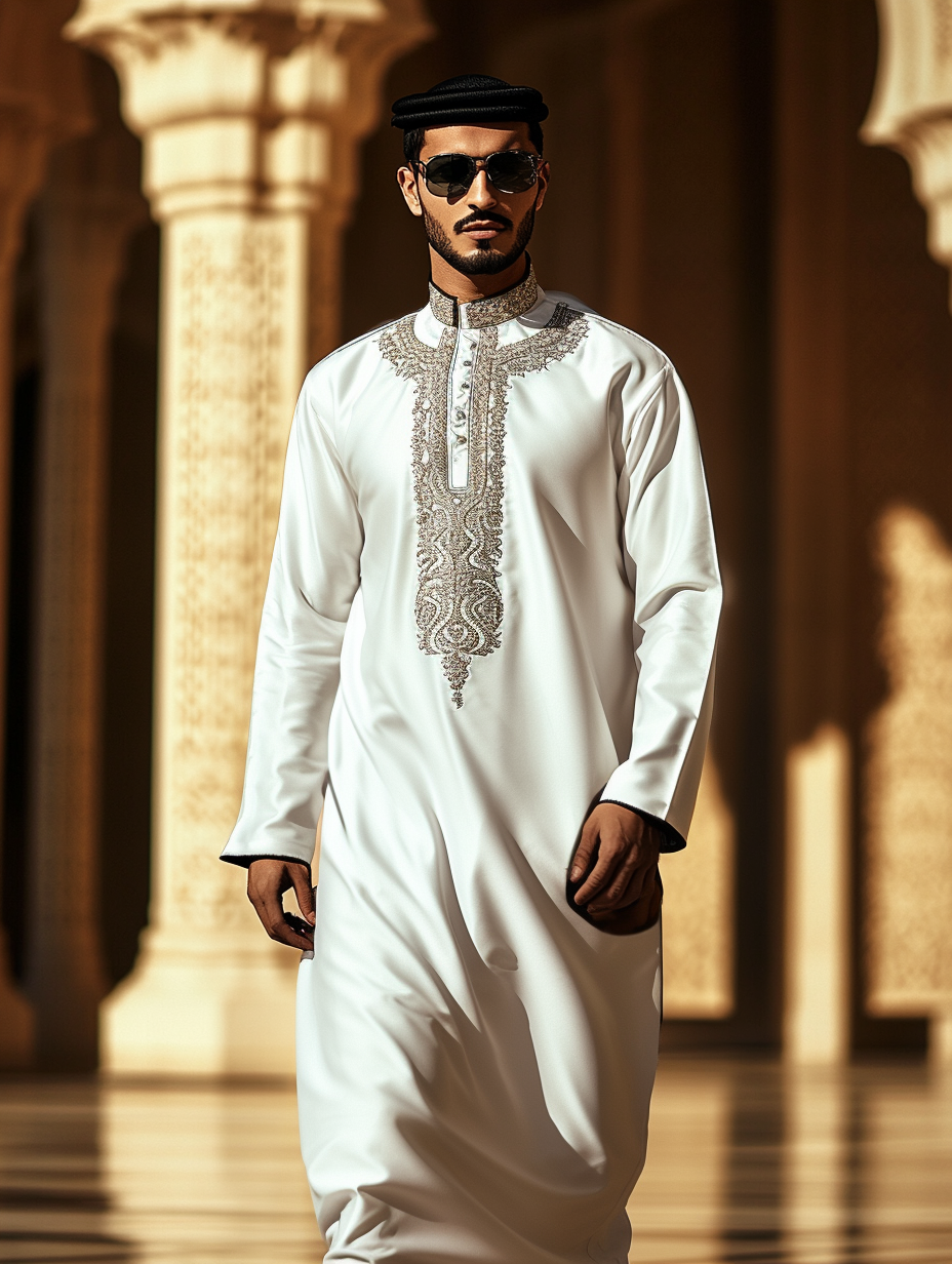 Luxury Thobe Robe Limited sale Men's Fashion High quality