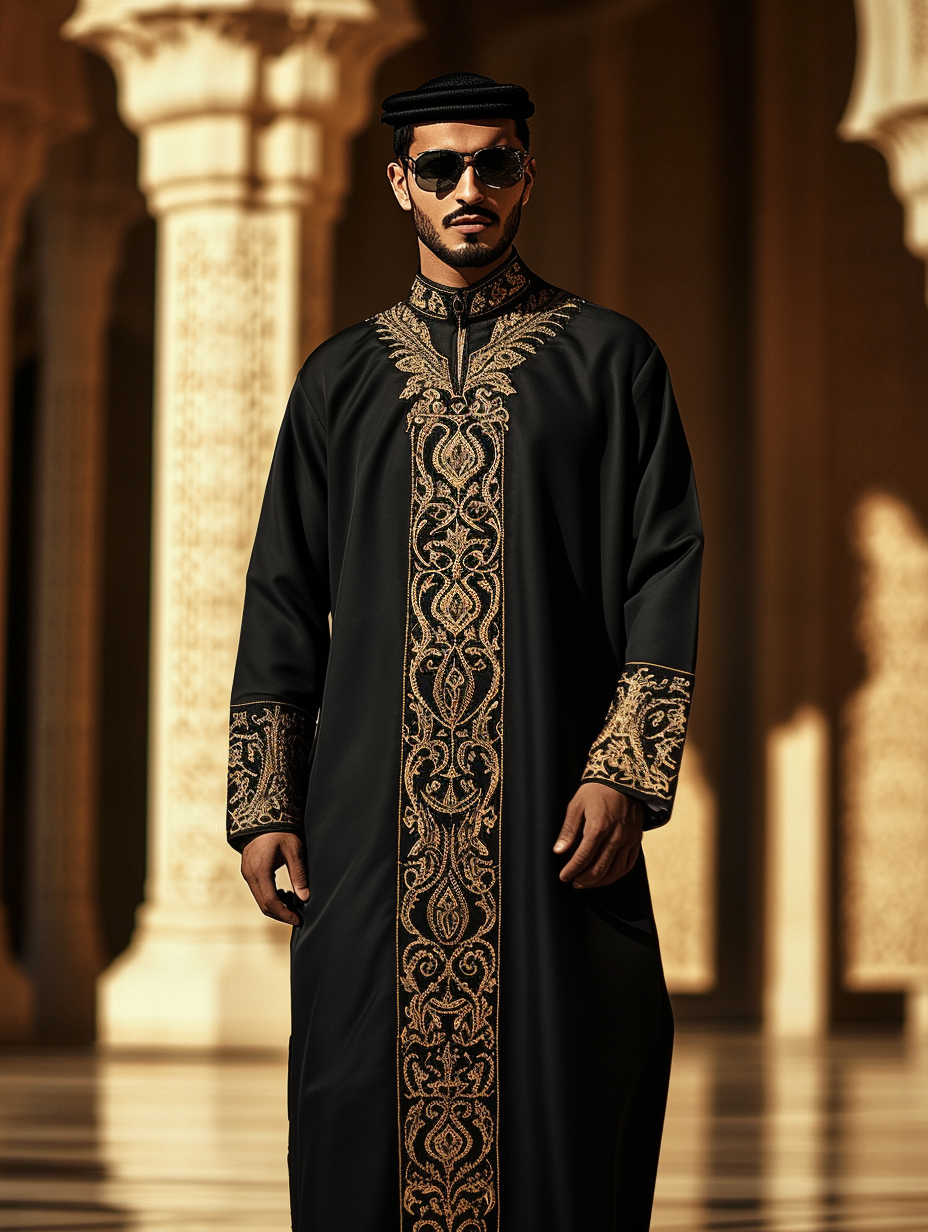 Luxury Thobe Robe Limited sale Men's Fashion High quality