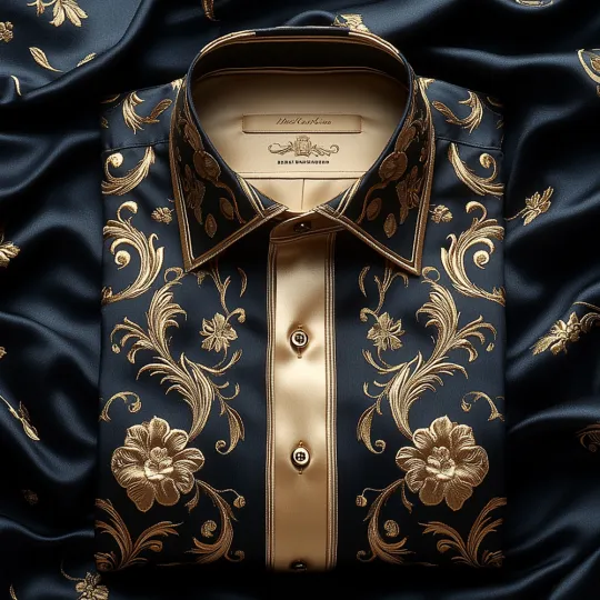 Floral Luxury Men's Fashion High quality shirt