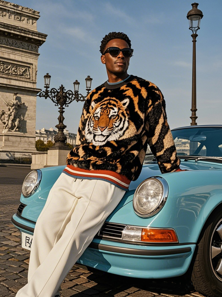 Luxury Warm Sweater Exclusive design Men‘s Fashion Brand sweatshirt 