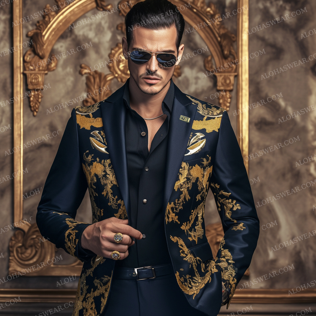 Luxury Suit Jacket Limited sale Fashion Men's High quality