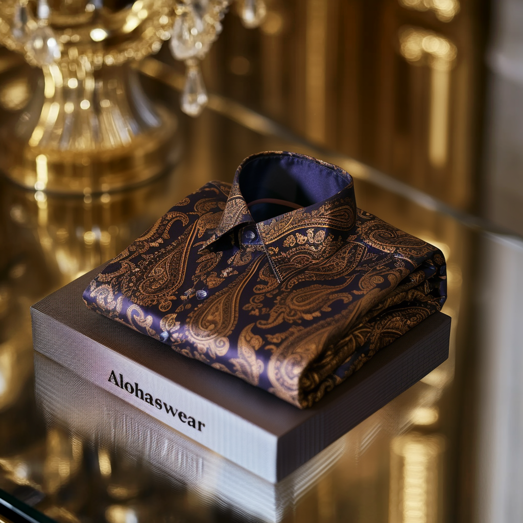 Paisley Palace aristocratic Luxury men's fashion high quality Suits shirt