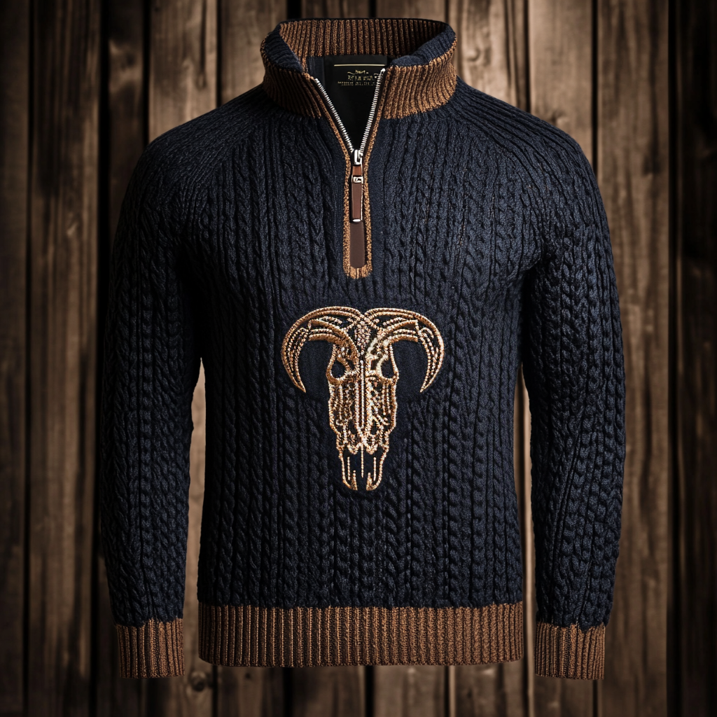 Western Sweater Sweatshirt Men‘s Fashion 